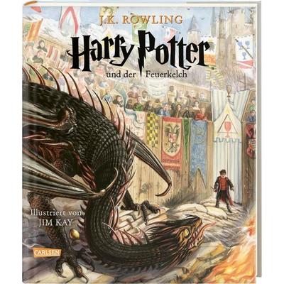 Harry Potter und der Feuerkelch (farbig illustrierte Schmuckausgabe), Gebundene Ausgabe von J. K. Rowling, Carlsen, 978-3-551-55904-3