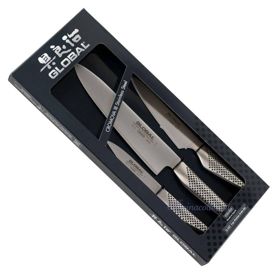 Global G-237 Chefmes Set met G-2, Gs-7 en Gs-3 messen