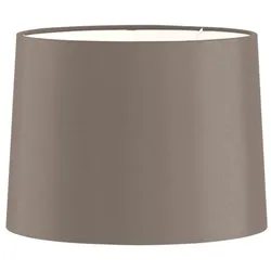 Lampenschirm rund Textil Kunststoff cappuccino braun Zubehör Ersatzteil zu  8997.01.32.0000 , DxH  25 x 18,5 cm
