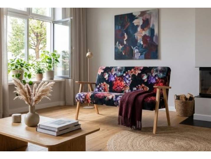 Family Meble Schlafsofa Soler – Variante Flower 3