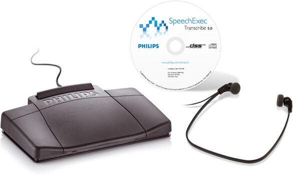 Kit de transcription Philips 7177 Économique, transcrivez toutes vos dictées !