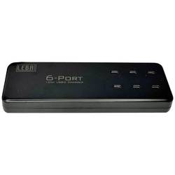 Leba Innovation NoteCharge 6 Lade- und Managementsystem Mobiles Ladesystem für USB-Typ C™ verkabelt NCHAR-UC6-20W-SC