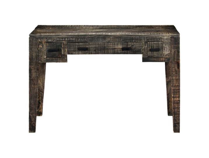 NEW Bureau debout - Noir Bureau d'étude - Charge 50kg - Noir 110x50x75cm Bois de manguier massif_8381