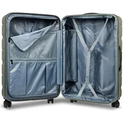 Franky Munich 4.0 4 Rollen Trolley 76 cm, Koffer, Grün