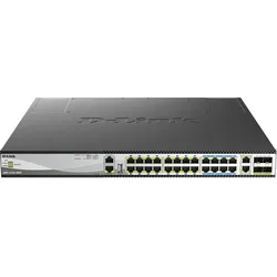 D-Link DMS-3130-30PS/E 30-Port Layer 3 Stackable Multi-Gigabit Managed PoE Switch Series
