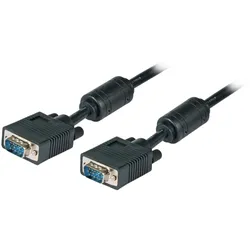 EFB K5326SW.3V2 SVGA/HDTV Anschlusskabel, 2x HD-DSub 15, St.-St., 3, 0m, schwarz K5326SW3V2