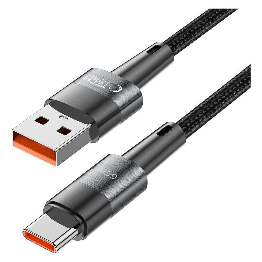Tech-Protect UltraBoost USB-C / USB-C cable 66W 6A 1m - gray (1 m, 66 W) (23286-0)