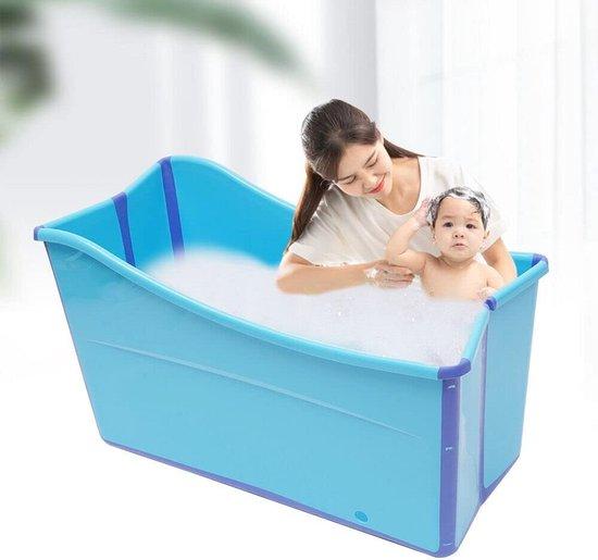 Famanu Faltbare Badewanne 98x50x56 cm für Erwachsene - Ideal für Innen und Außen