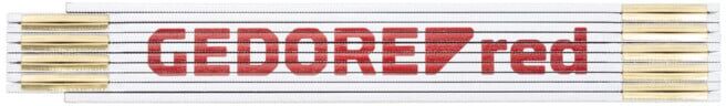 Gedore R94500002 Règle pliante en bois 2 m Cl.III Hêtre ; Gedore Red (3301426)