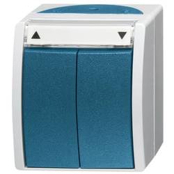 Busch-Jaeger 2CKA001442A0469 Feuchtraum-Schalterprogramm Komplett Jalousie-Schalter/-Taster Ocean Aufputz Mehrfarbig 1 St.