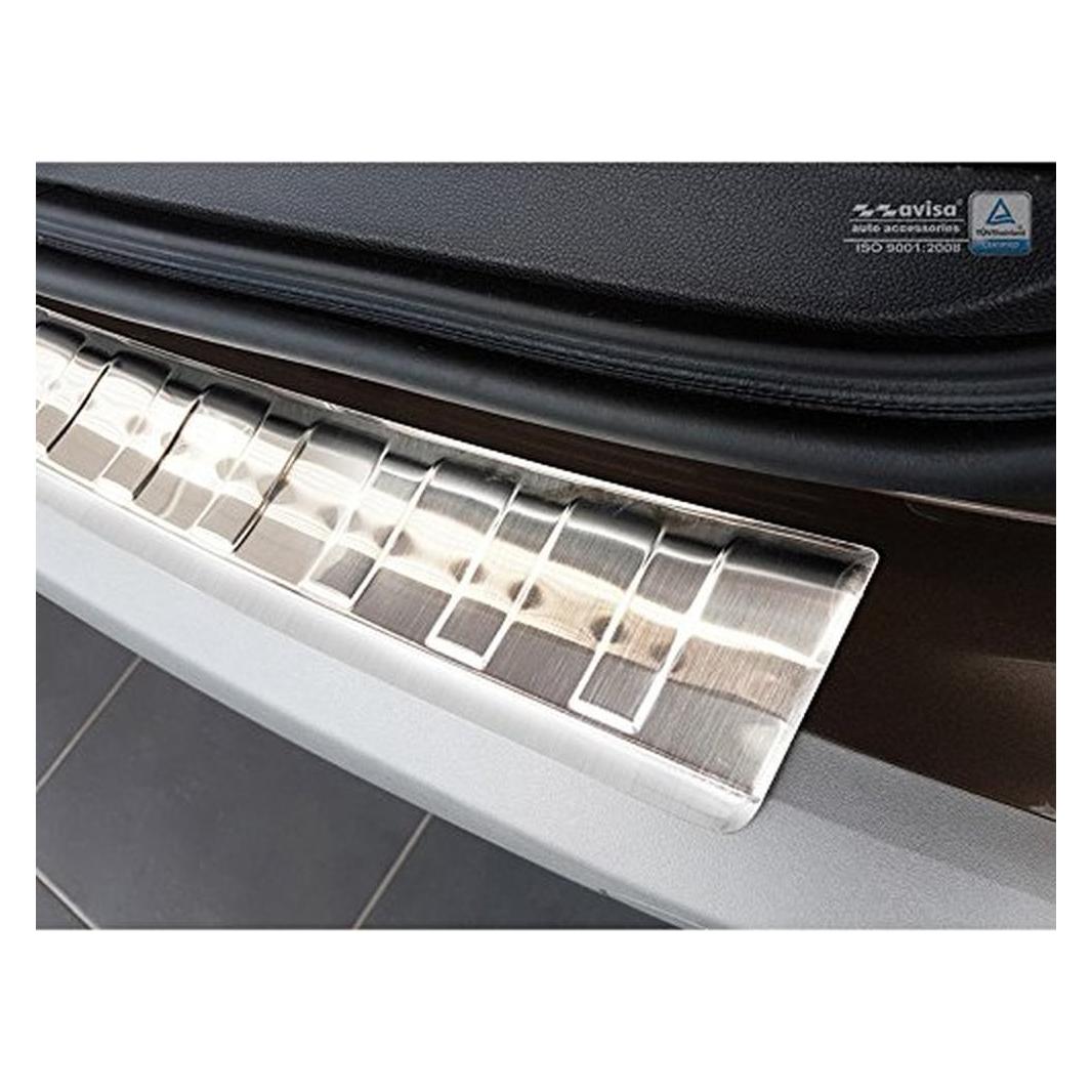 Avisa RVS Achterbumperprotector compatibel met Dacia Duster II 2018-2021 & FL 2021- Ribs (235203)