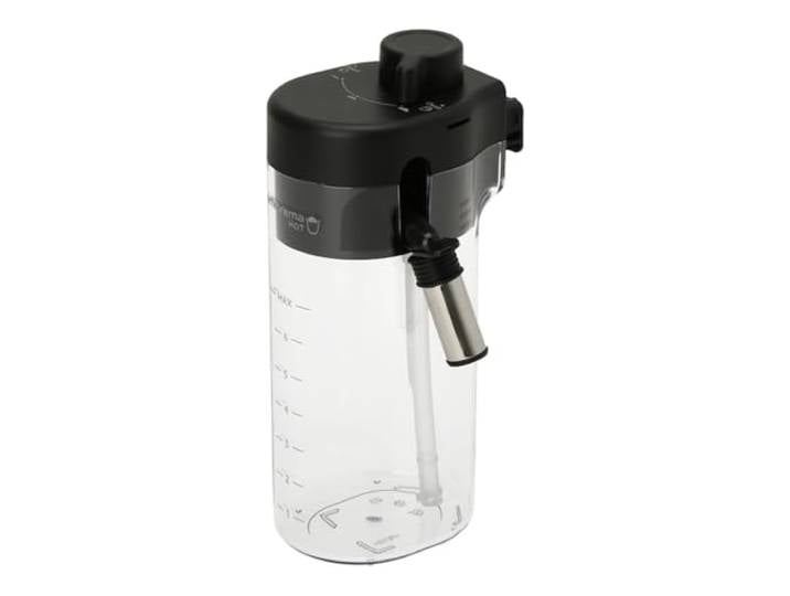 Kaffeemaschinen-Milchbehälter, Kompatibel for Delonghi, Kaffeemaschinen-Milchtopf ECAM 450.55 450.76 452.57 Kaltbrühbehälter-Box-Schaumstoffzubehör(Black)