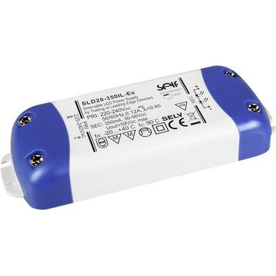 Self Electronics SLD40-800IL-ES LED-Treiber Konstantstrom 40 W 800 mA 25 - 50 V/DC dimmbar, Montage auf entflammbaren Oberflächen, Überlastschutz,