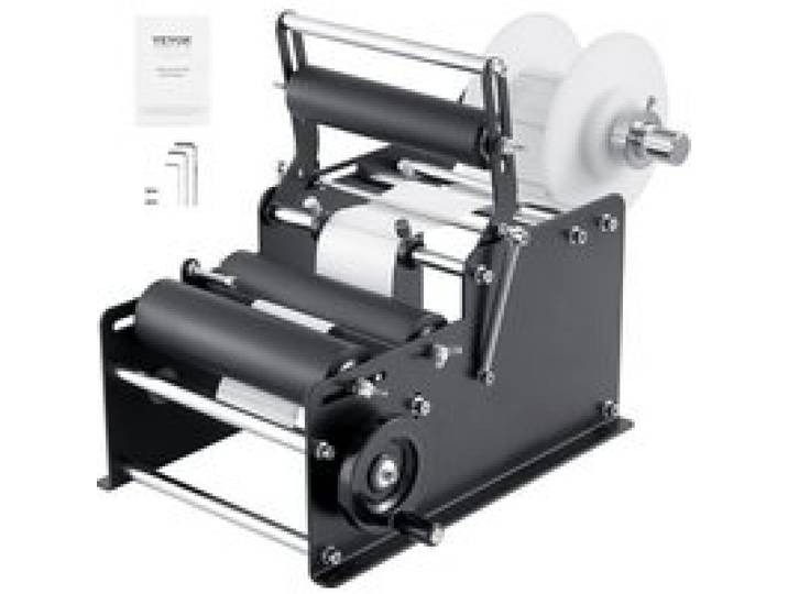 VEVOR Etikettiermaschine Manuell 15–20 Etiketten pro Minute Etikettenpistole Etikettenbreiten von 10–130 mm, Etikettenlängen von 10–300 mm Preisschilder Etikettiermaschine Flaschenetikettierer