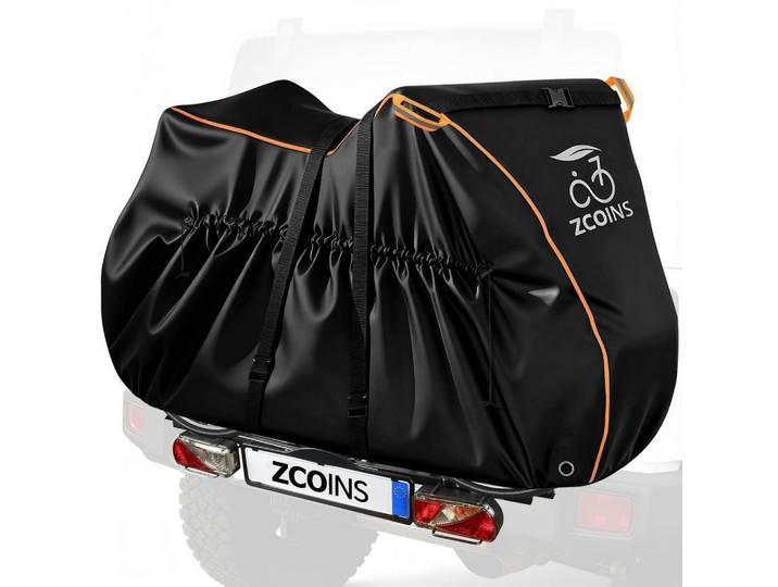 Fahrradabdeckung für Heckträger für 2 Fahrräder, wasserdicht, 210x95x120 cm, Schwarz, 120x95x210 cm, Freizeit & Co, Sport & Fitness, Fahrräder, Fahrradzubehör