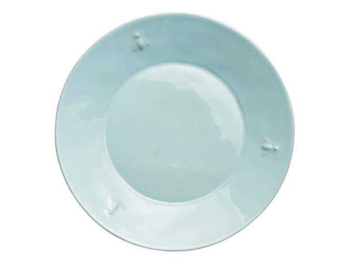 La Rochère Dessertteller Keramik Abeille Biene Blau Ø 214 mm - 4er Set