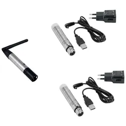 EUROLITE Set QuickDMX 1x Sender + 2x AKKU Empfänger