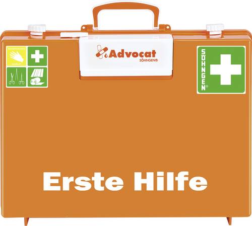 Söhngen 0367000 Erste Hilfe Koffer DIN 13169 400 x 300 x 150 Orange