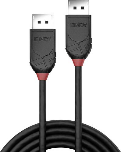 LINDY DisplayPort Anschlusskabel DisplayPort Stecker, DisplayPort Stecker 3.00m Schwarz 36493 DisplayPort-Kabel