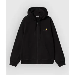 Carhartt WIP American Script Sweatjacke black Gr. L