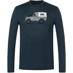 Super Natural, Herren, Funktionsshirt, Dog Excursion (M), Blau, M