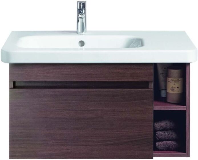 Duravit DuraStyle Möbel Waschtisch 2325800000 80 x 48 cm, asymmetrisch, Becken links, weiss