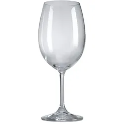 6er-Set BOHEMIA Cristal Rotweinglas Viola 450 ml Kristall, Kristalloptik Transparent Klar