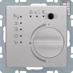 Berker Temperaturregler alu/lack 75441124
