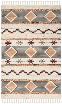 SAFAVIEH Hand-knotted Kenya Laylah Wool Tassel Rug