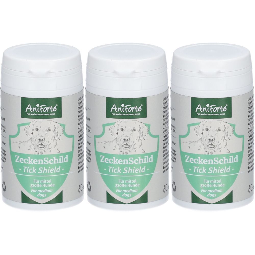 AniForte ZeckenSchild für mittelgroße Hunde 60 Stk. x3 3x60 St Kapseln