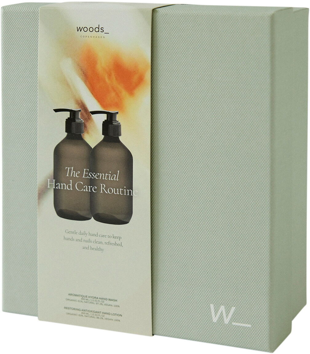 800ml woods_ copenhagen THE ESSENTIAL HAND CARE ROUTINE GIFT SET (Hand Wash 400ml + Hand Lotion 400ml)