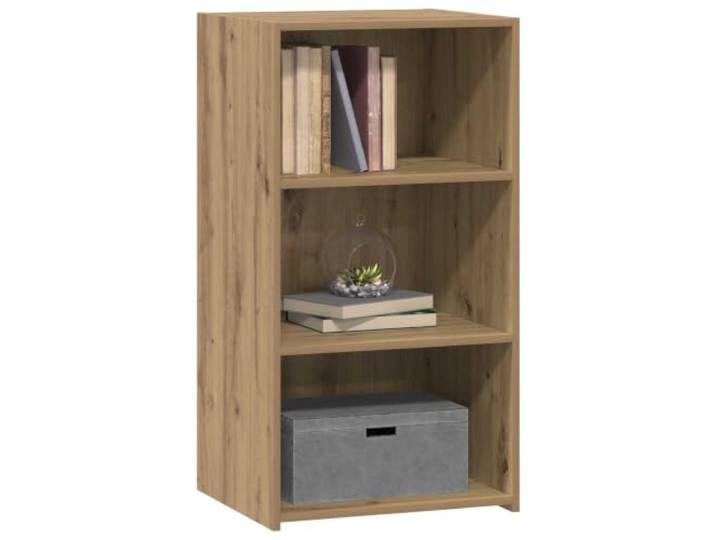 KKgypkn Sideboard Artisan-Eiche 50x41x93 cm Holzwerkstoff Mit Regalböden, Modernes Design, Pflegeleicht, Für Wohnzimmer, Bücher oder Deko