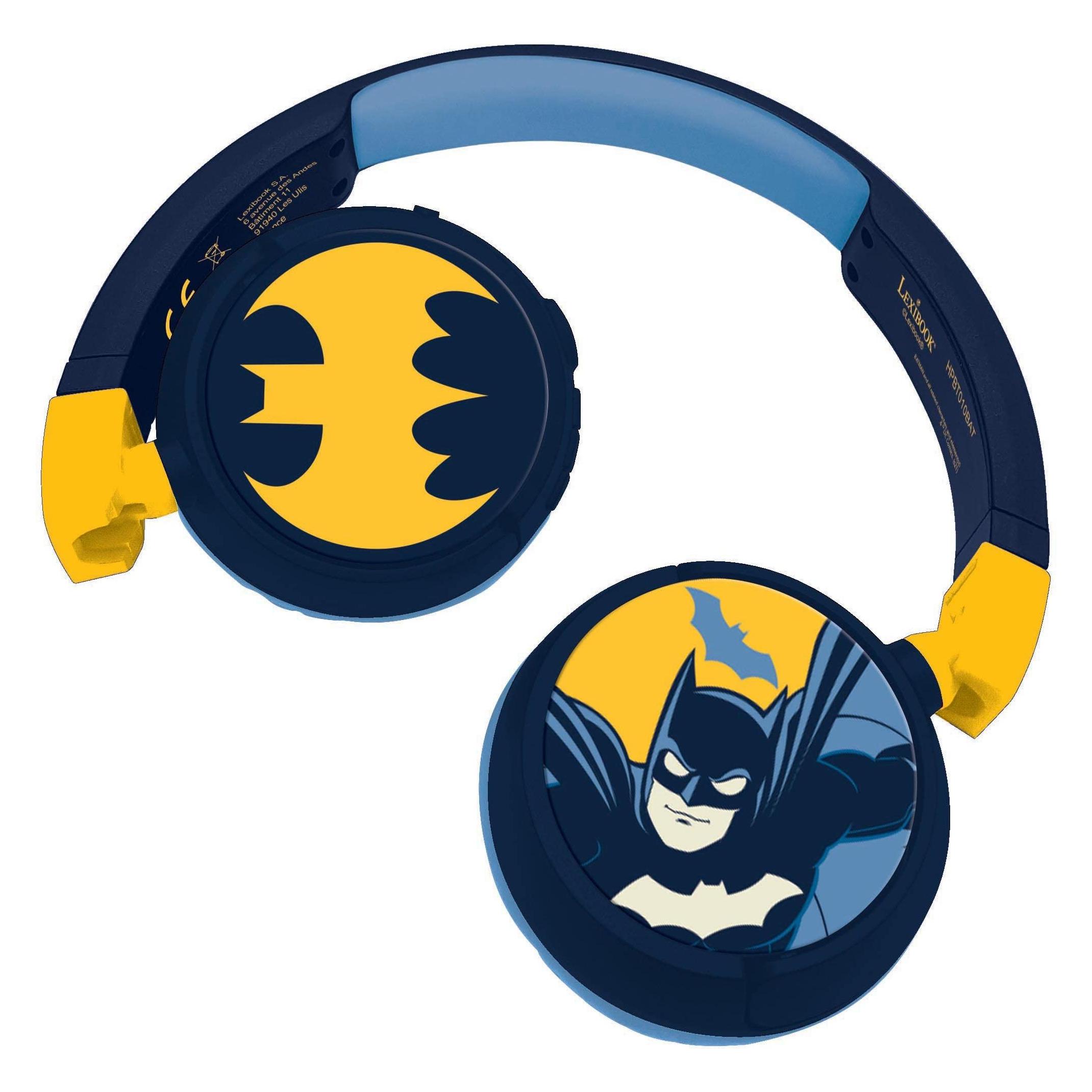Lexibook Batman - 2 in 1 Bluetooth foldable Headphones (HPBT010BAT) (HPBT010BAT)