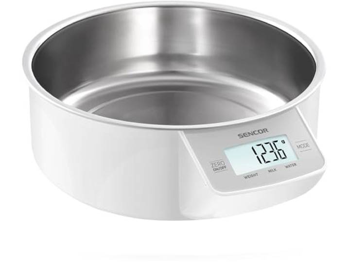 SENCOR SKS 4030WH Keuken Weight, stainless, wit, ABC