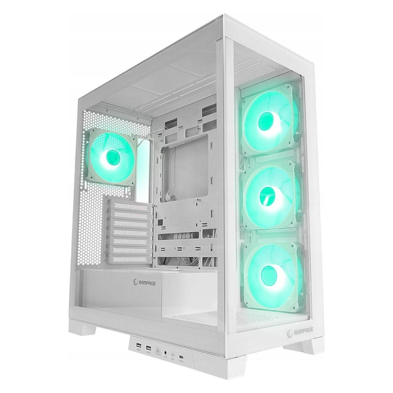 Rampage Obudowa Hydra V2 ARGB biała (HYDRAV2-WHITE) (HYDRAV2-WHITE)