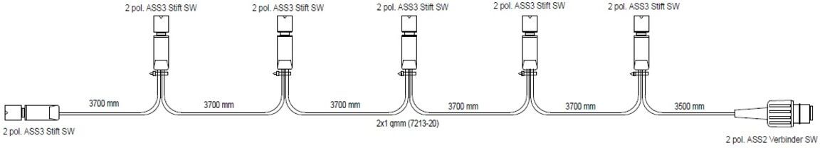 Aspock Cablaggio elettrico ASPÖCK A87-1285-007