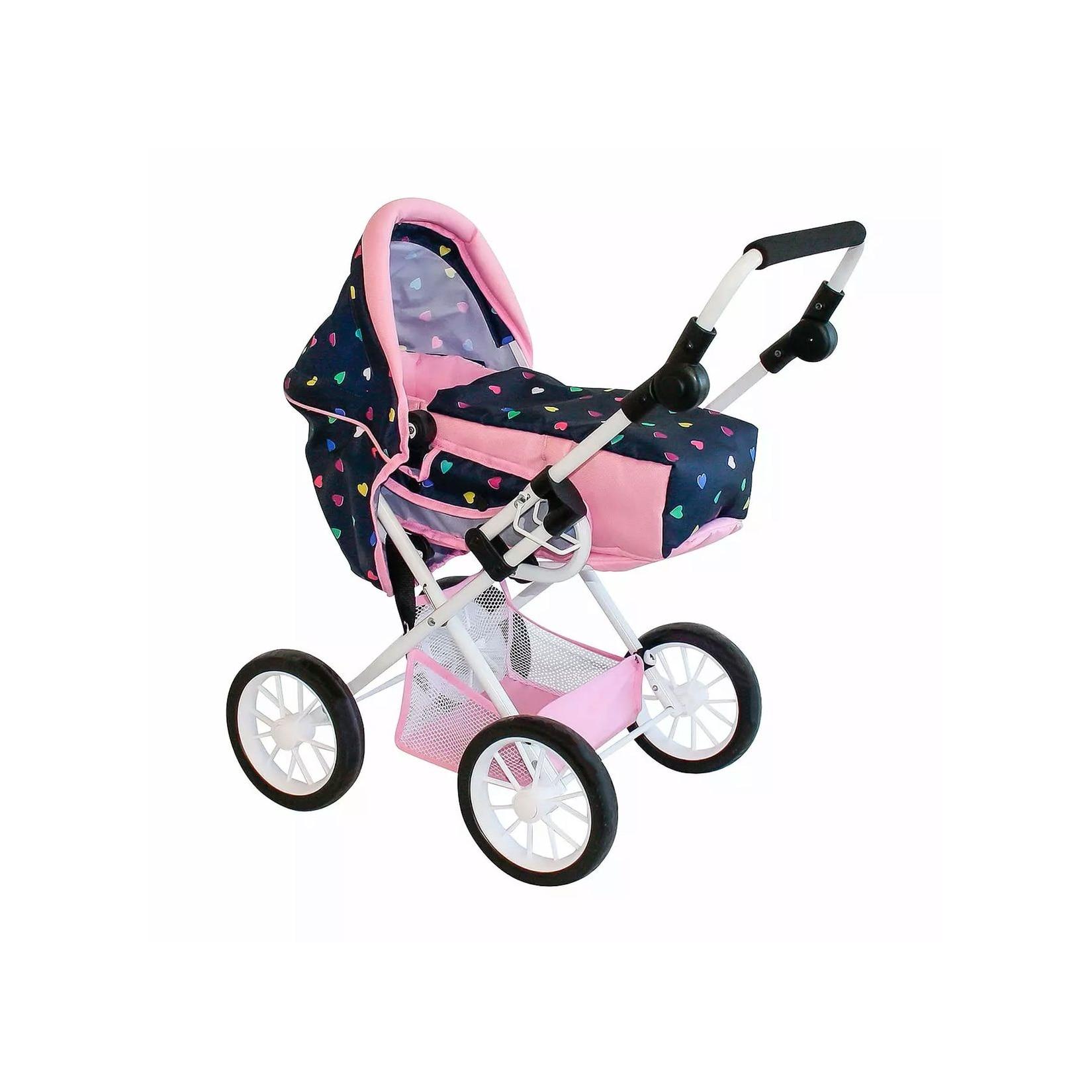 Hausmann 231059 - Toy Toy Toy - Puppenwagen Midi, Herz