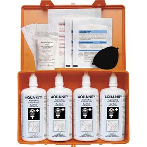 Söhngen Augenspülung aqua NIT NaCl, Augenspülstation, Verbandsmaterial, 4 x 250ml