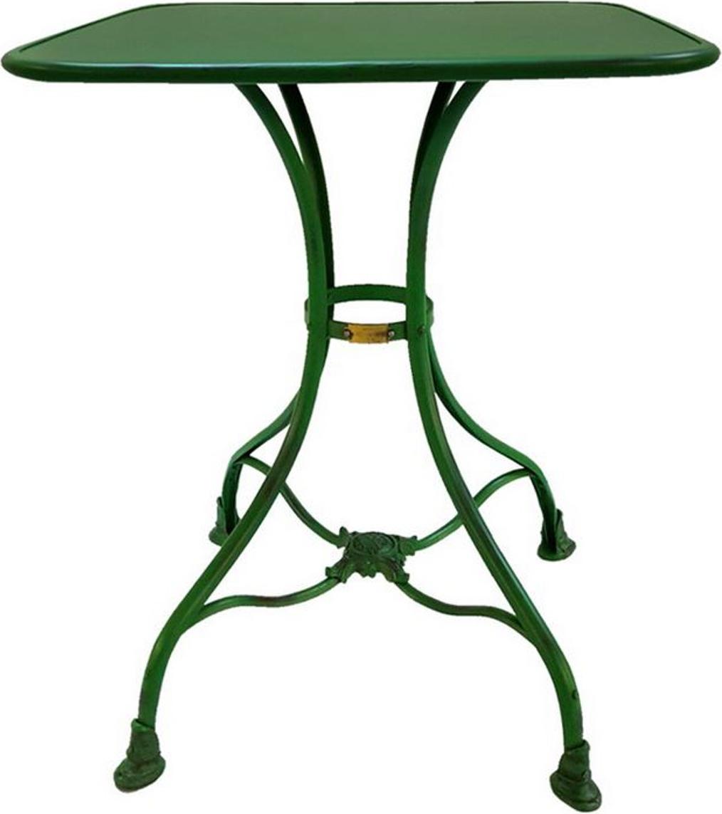 Casa Padrino Gartentisch 60 x 60 x H. 75 cm - verschiedene Farben - Schmiedeeisen Gartenmöbel