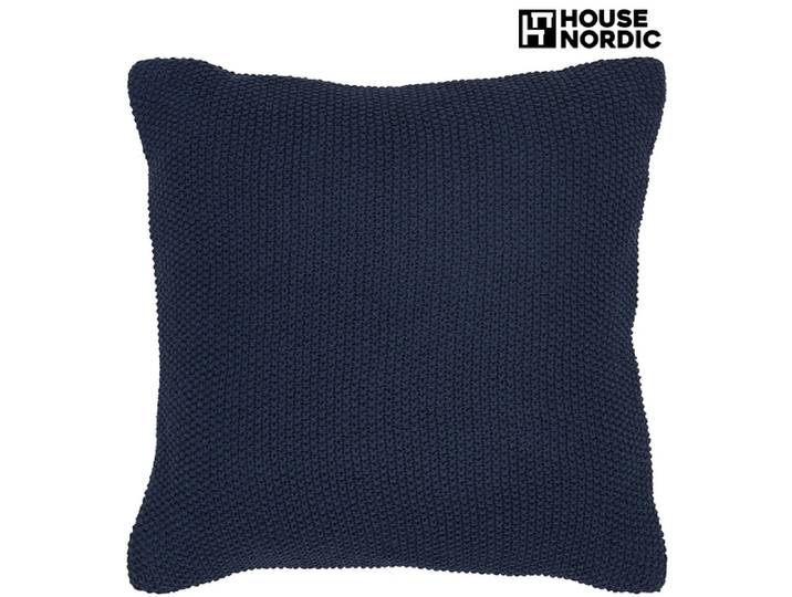 HOUSE NORDIC Kissen SANTOS 45x45cm dunkelblau unifarben
