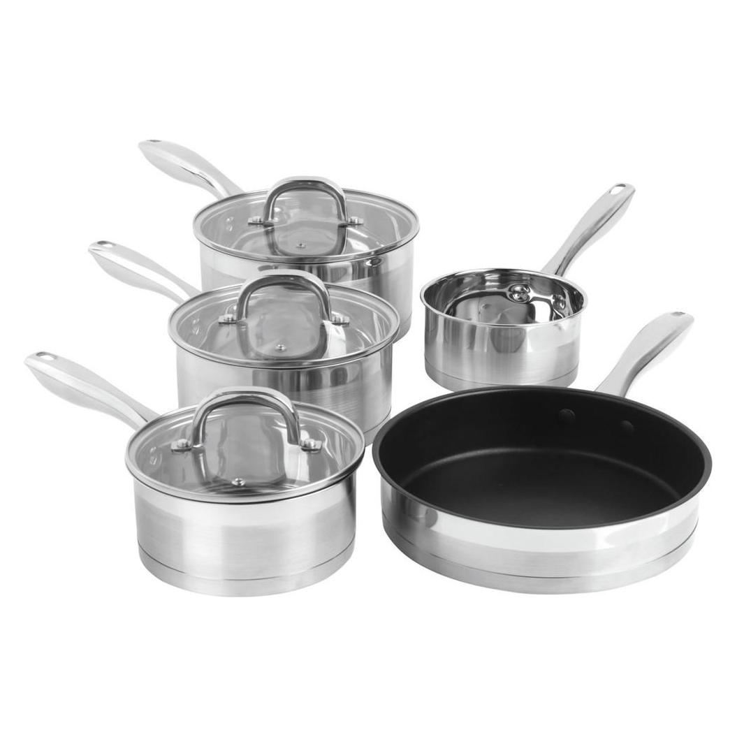 Salter BW06746EU7 Timeless Collection Stainless Steel 5 Piece Pan Set (BW06746EU7)