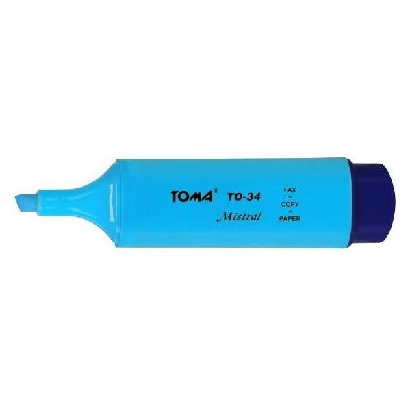 TOM Mistralblauer Textmarker (10 Stück) TOMA (10x) (47953969)