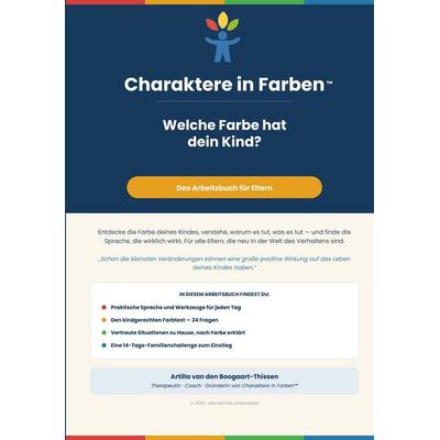Charaktere in Farben, Taschenbuch von Artilla van den Boogaart-Thissen, BoD – Books on Demand, 978-3-696-35328-5