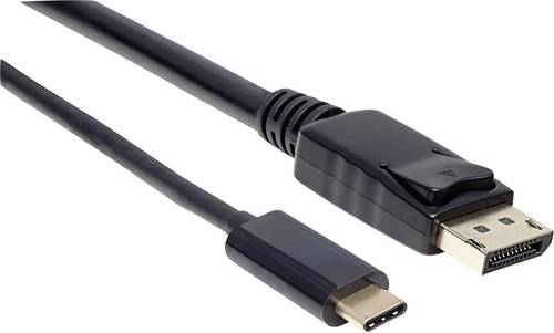 Manhattan USB 2.0 Adapter [1x USB-C Stecker - 1x DisplayPort Stecker] USB-C auf DisplayPort-Kabel Stecker/Stecker