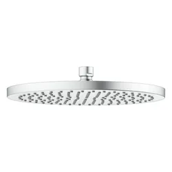 KEUCO Kopfbrause, rund, 250 mm, mit Antikalk-System, 59886170201, Farbe: Aluminium-finish