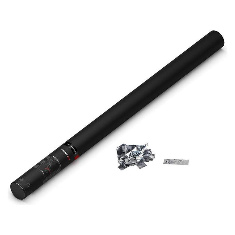 MagicFX Handheld Konfetti Kanone 80cm Silver Metallic (HC04SLM)