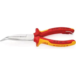 Knipex, Zange, Flachrundzange mit Schneide (200 mm)