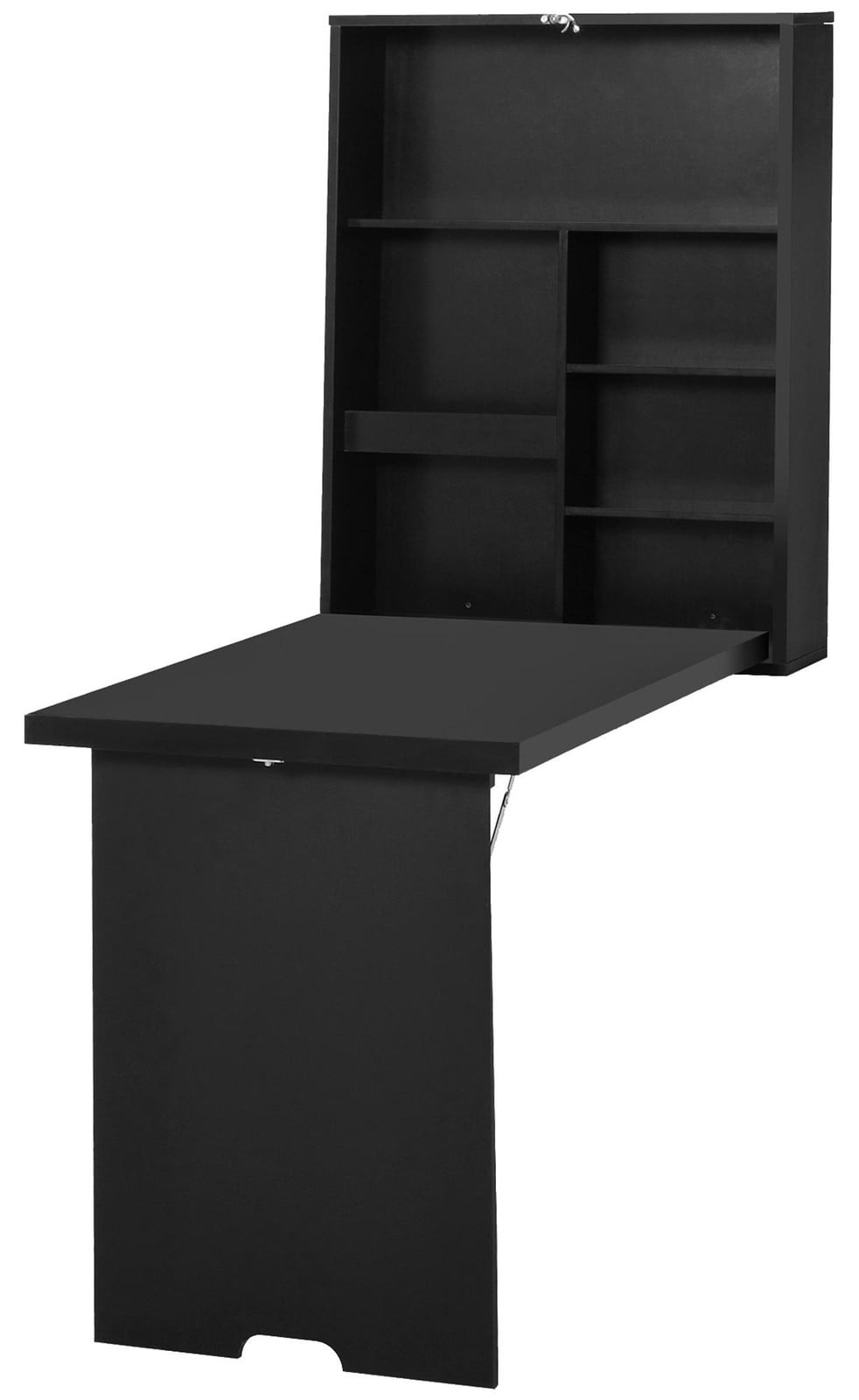 HOMCOM Opklapbare Wandtafel en Secretary Desk voor Home Office