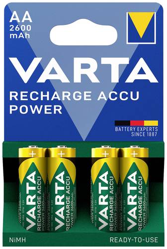 10 Stück Varta Cons.Varta Recharge Accu Power AA 5716 Bli.4