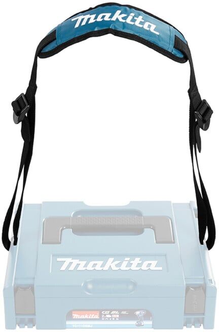 Makita Sangle d’épaule rembourrée pour MAKPAC bleu (161576-3)